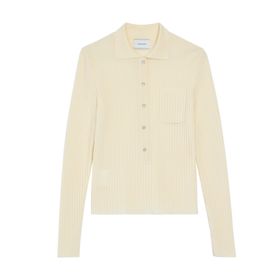 Top , Ecru - Knit