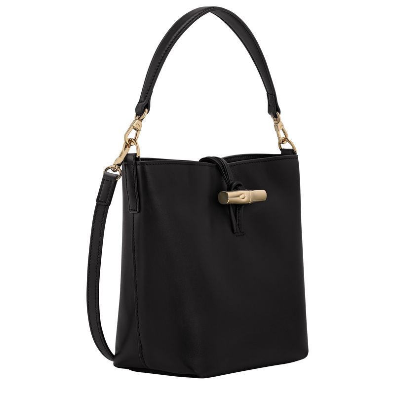 Le Roseau XS Bucket bag , Black - Leather  - View 3 of  5