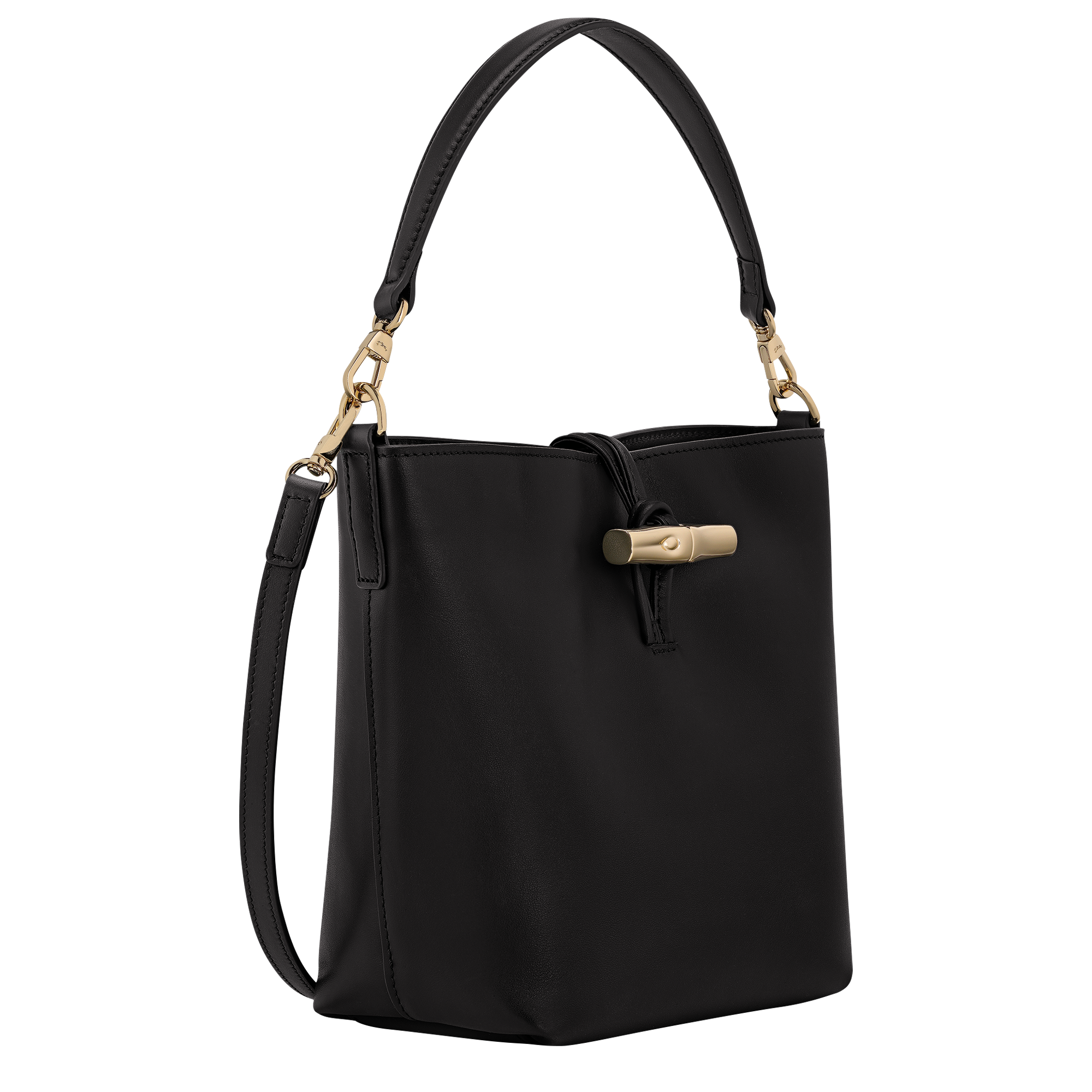 Bucket bag XS, Black - View 3 of
5 - zoom in Le Roseau Bucket bag XS, Black
