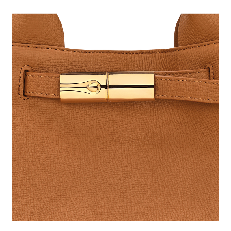 Le Smart L Tote bag , Caramel - Leather  - View 5 of  5