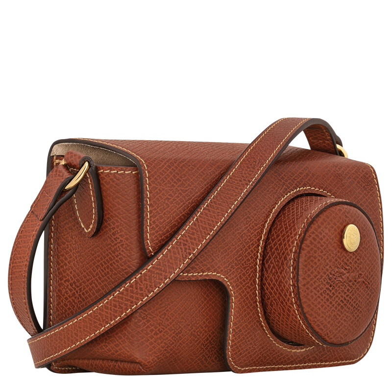&Eacute;pure XS Camera bag , Brown - Leather  - View 3 of  7