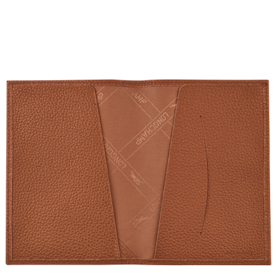 Le Foulonné Passport cover, Caramel