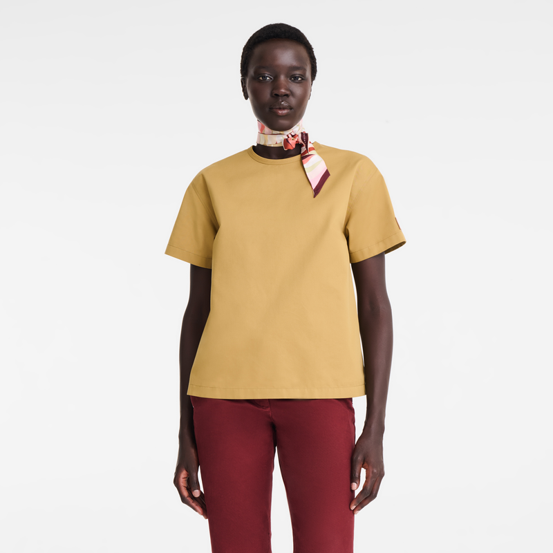 T-shirt , Desert - Cotton gabardine  - View 4 of  5