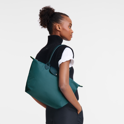 Le Pliage Green Tote bag M, Peacock