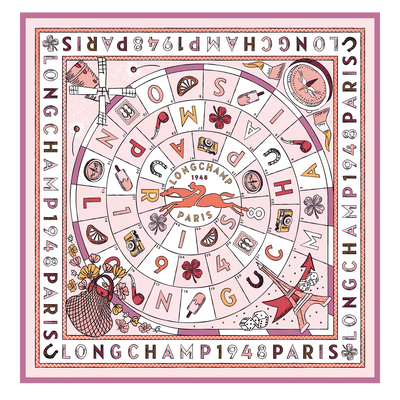 Le Jeu de Cheval Silk scarf 90 , Ballet - Silk