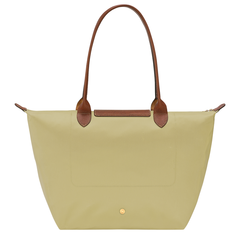 Le Pliage Original L Tote bag , Pistachio - Recycled canvas  - View 3 of  6