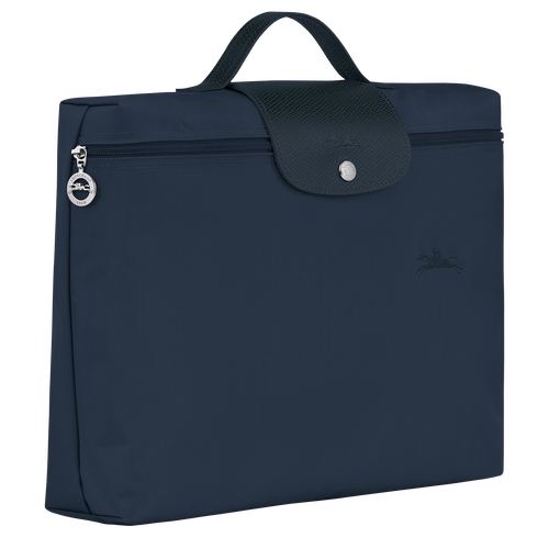 Le Pliage Green S Briefcase , Navy - Recycled canvas - View 3 of  5