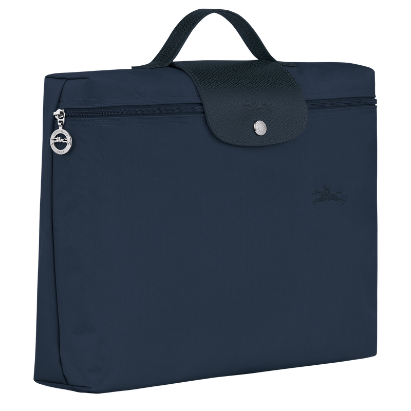 Le Pliage Green S Briefcase , Navy - Recycled canvas  - View 3 of  5