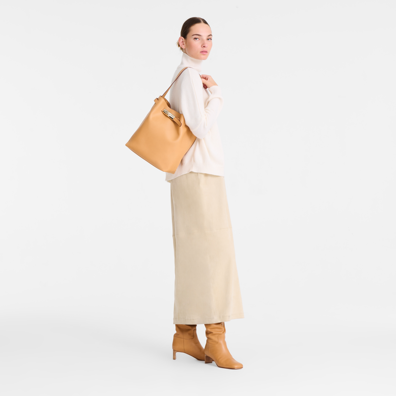 Le Smart L Shoulder bag , Vegetal - Leather  - View 2 of  6