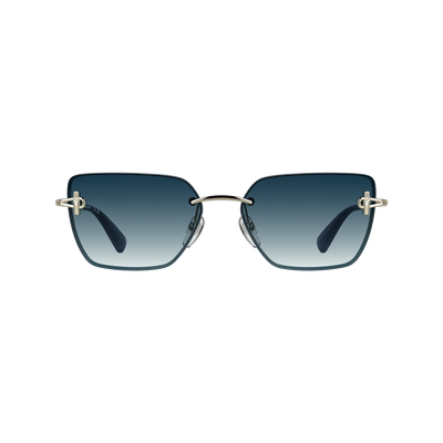 Sunglasses , Gold/Blue - OTHER