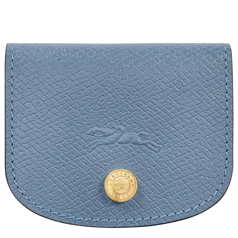 Épure Card holder , Slate - Leather  - View 1 of  3