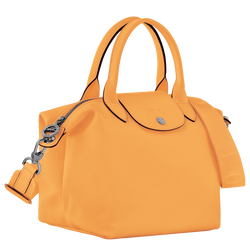 Le Pliage Xtra S Handbag , Apricot - Leather