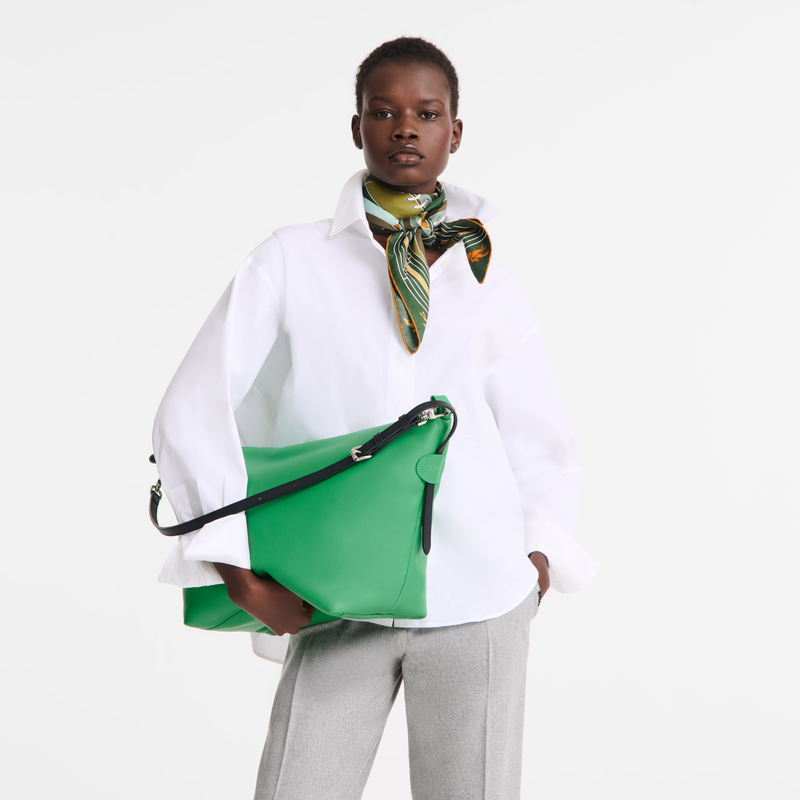 Le Slouchy M Hobo bag , Green - Leather  - View 2 of  2