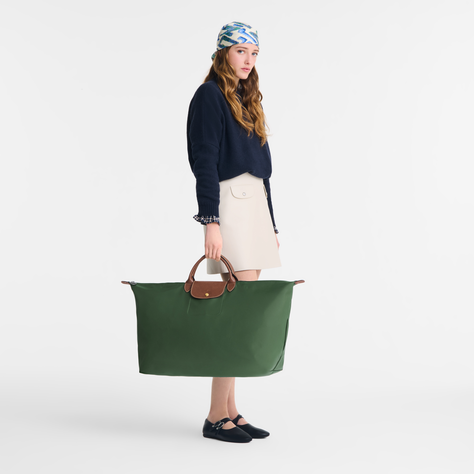 Travel bag L, British Green - View 1 of
1 - zoom in Le Pliage Original Travel bag L, British Green