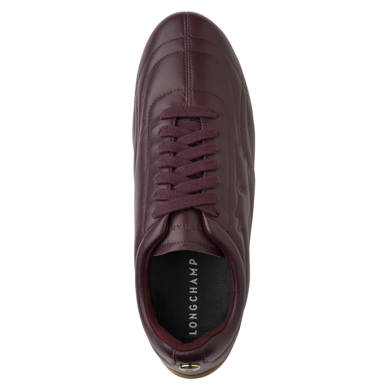 On-The-Go Sneakers , Burgundy - Leather  - View 5 of  7