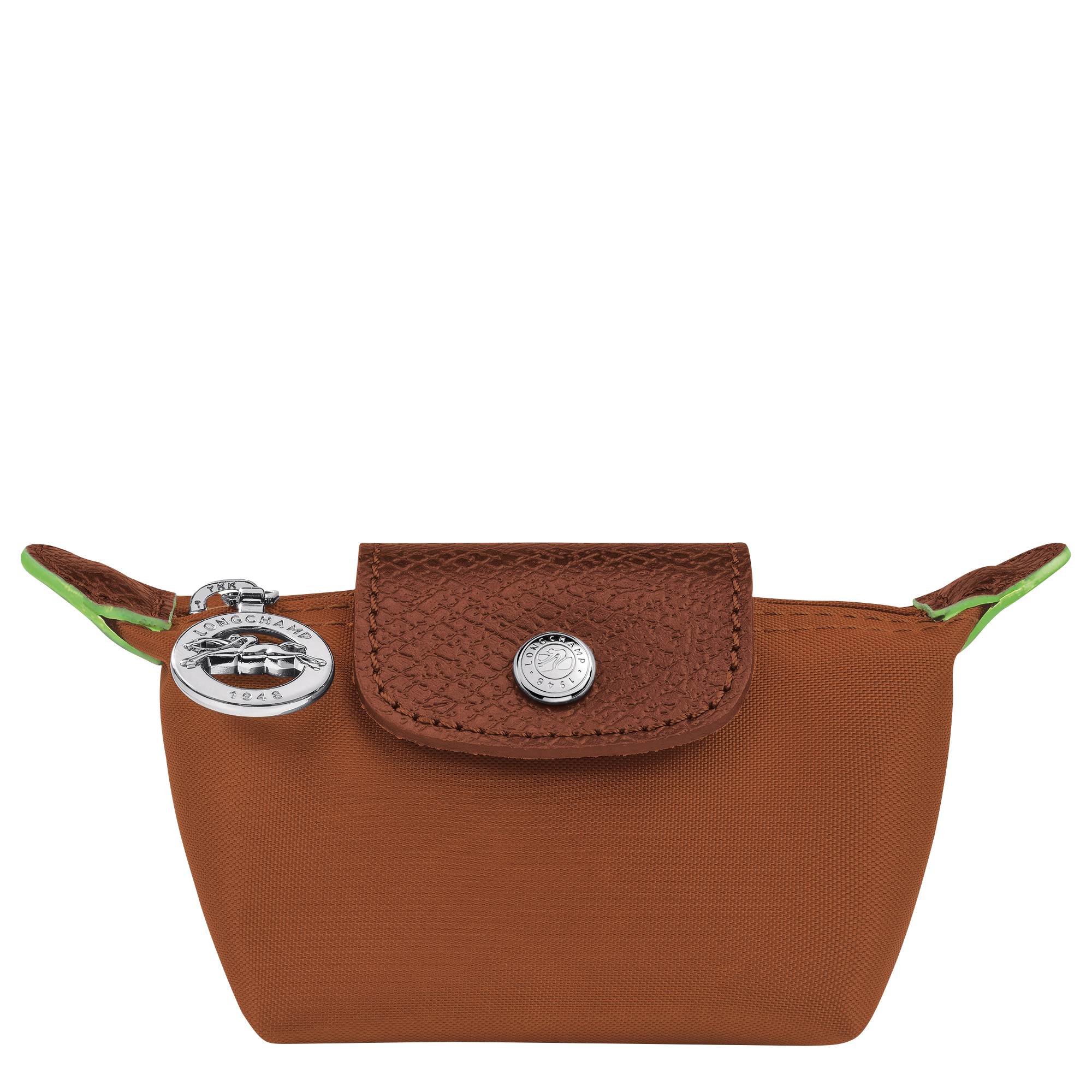 Coin purse, Cognac - View 1 of 
        3 - zoom in Le Pliage Green Coin purse, Cognac