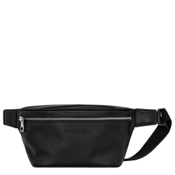 Le Foulonné Belt bag , Black - Leather
