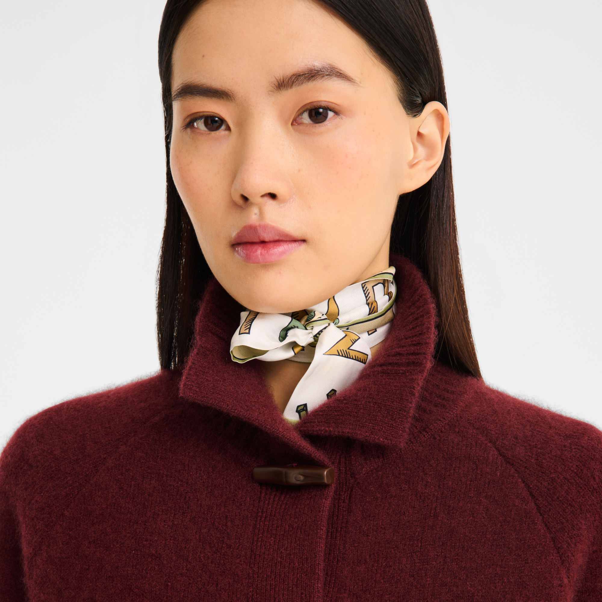 null Cardigan, Burgundy