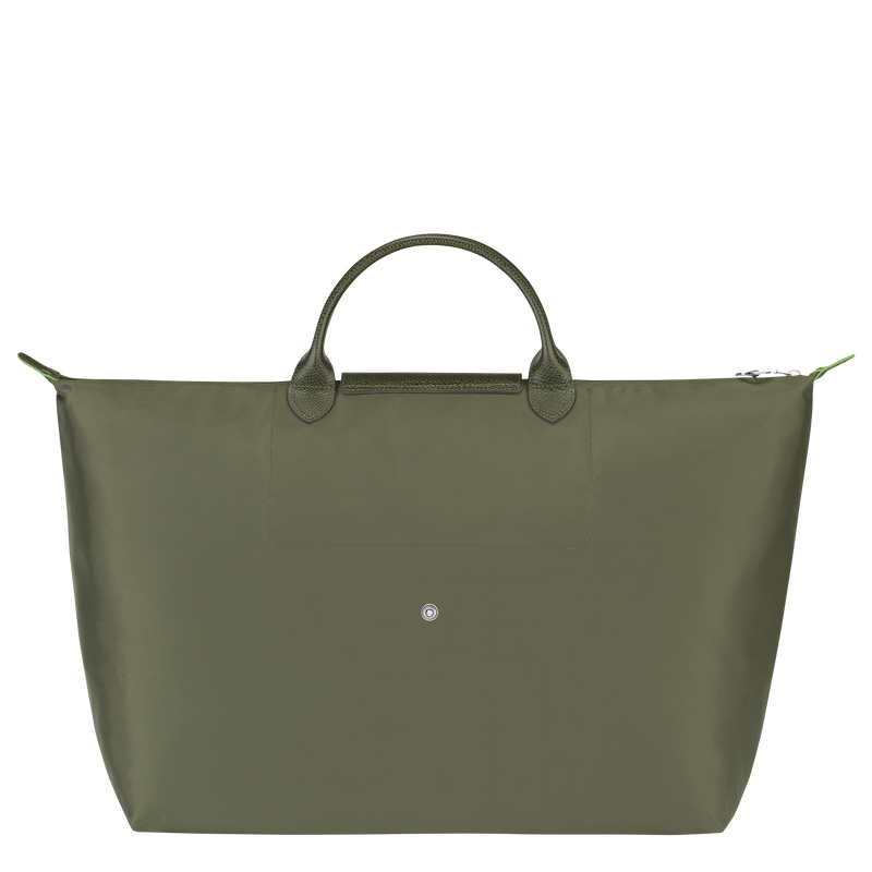 Le Pliage Green L Travel bag , Forest - Recycled canvas  - View 4 of  6