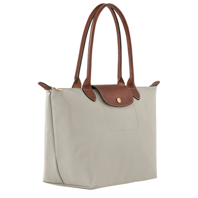 Le Pliage Original M Tote bag , Pebble - Recycled canvas