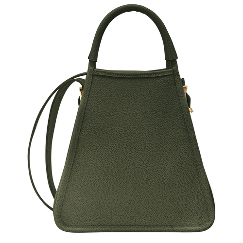 Le Foulonné S Handbag , Khaki - Leather - View 4 of  5