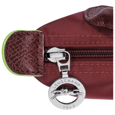 Le Pliage Green Pouch with handle, Pomegranate