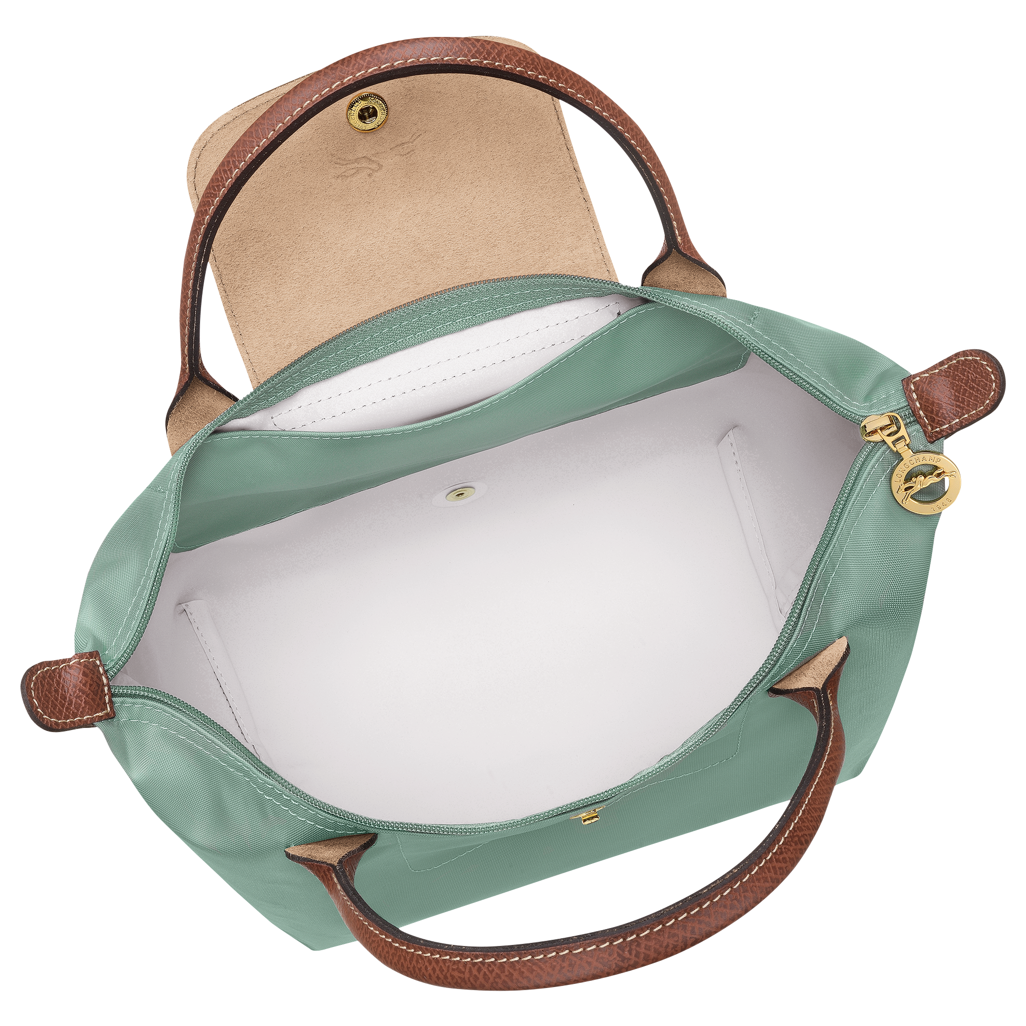 Handbag S, Celadon - View 3 of
3 - zoom in Le Pliage Original Handbag S, Celadon