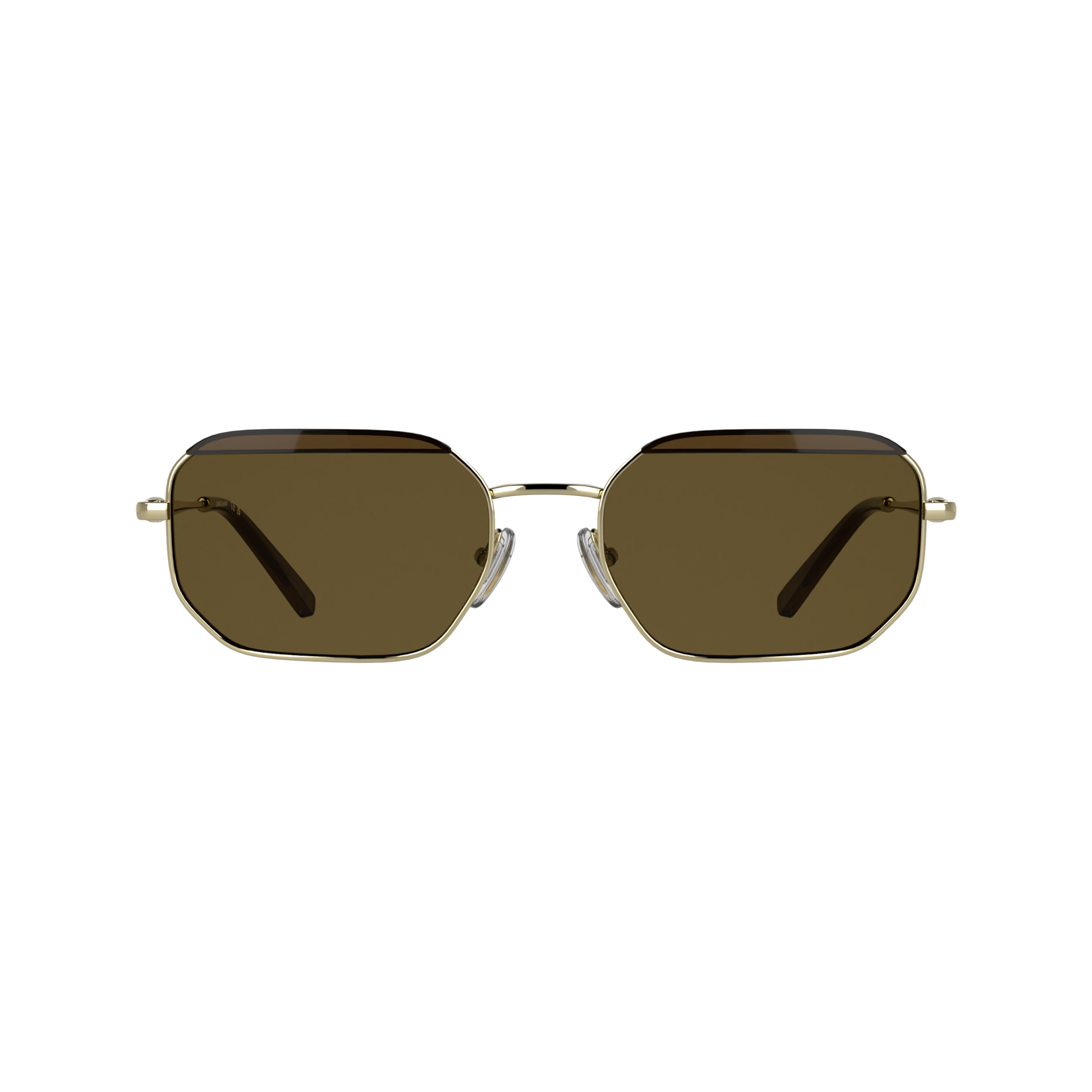null Sunglasses, Gold/Brown