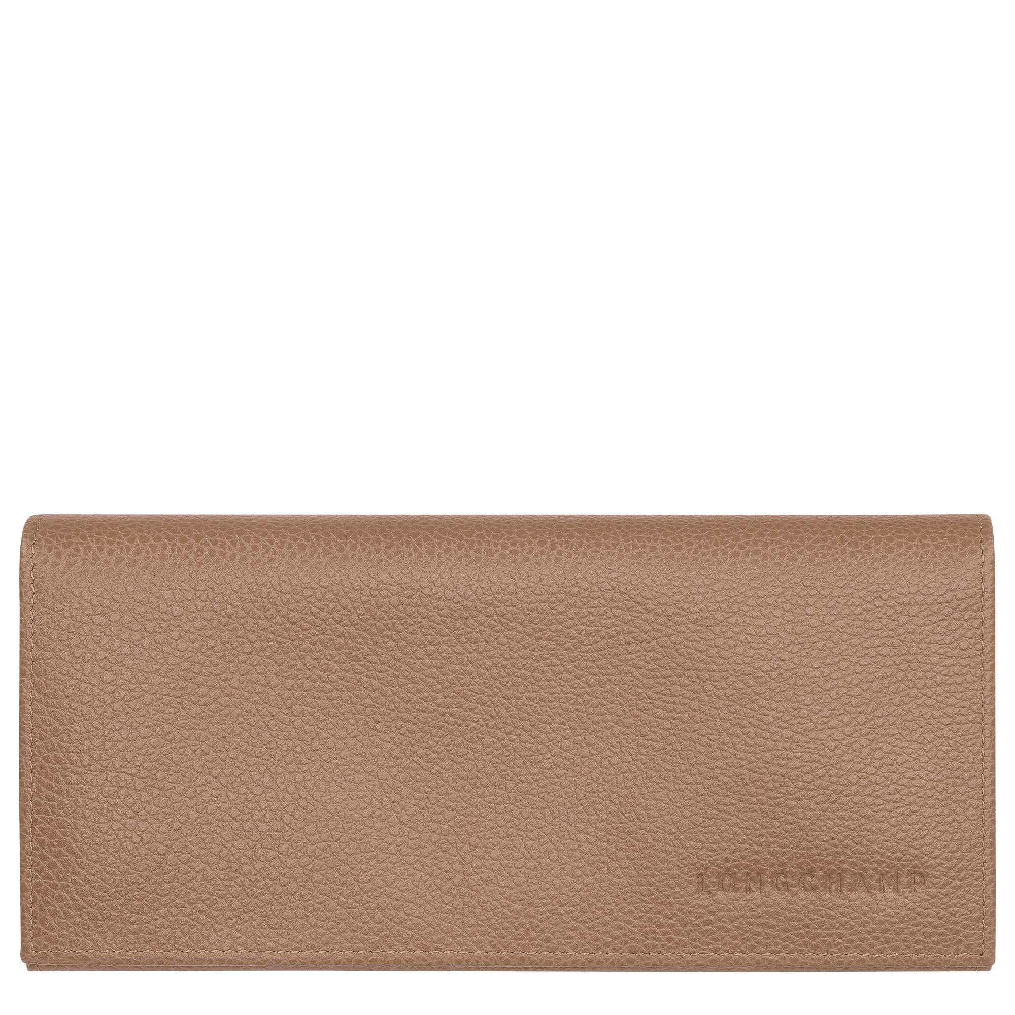 Le Foulonn&eacute; Long continental wallet, Biscuit