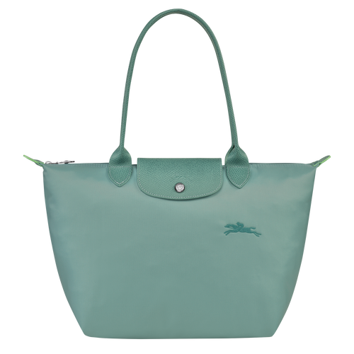 Le Pliage Green M Tote bag Lagoon - Recycled canvas | Longchamp TH