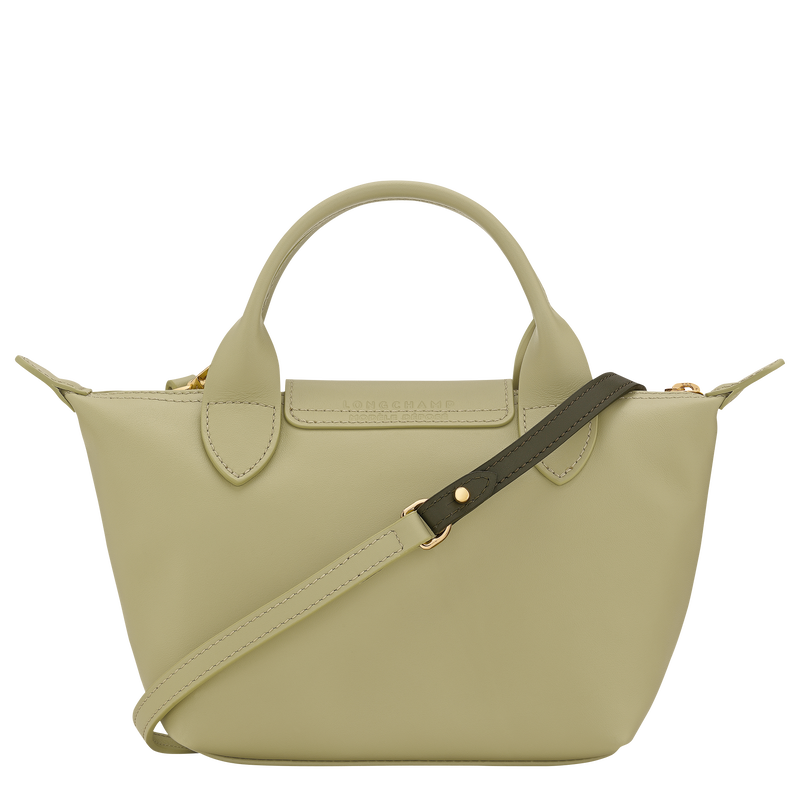 Le Pliage Xtra XS Handbag , Almond Green - Leather  - View 3 of  3