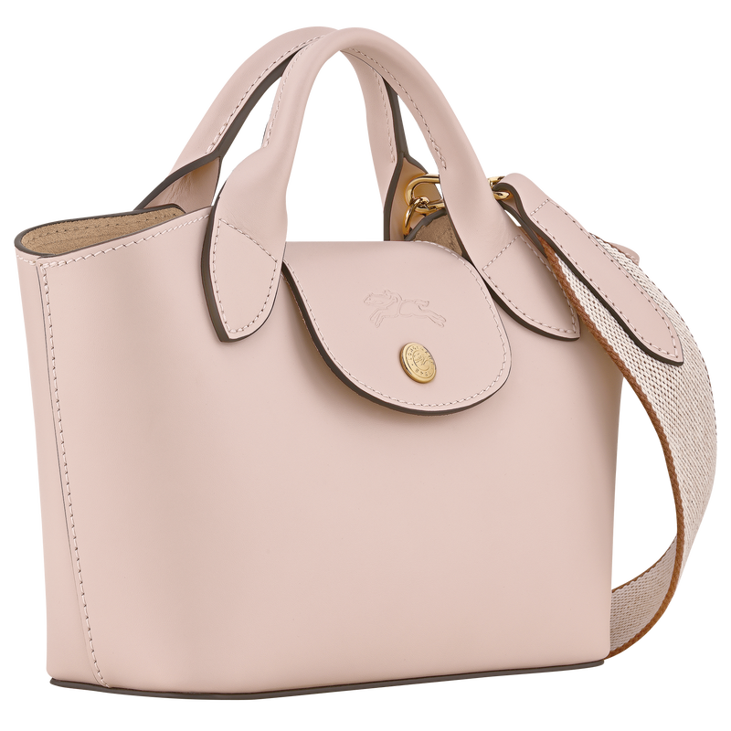 Épure XS Tote bag , Petal Pink - Leather  - View 3 of  6