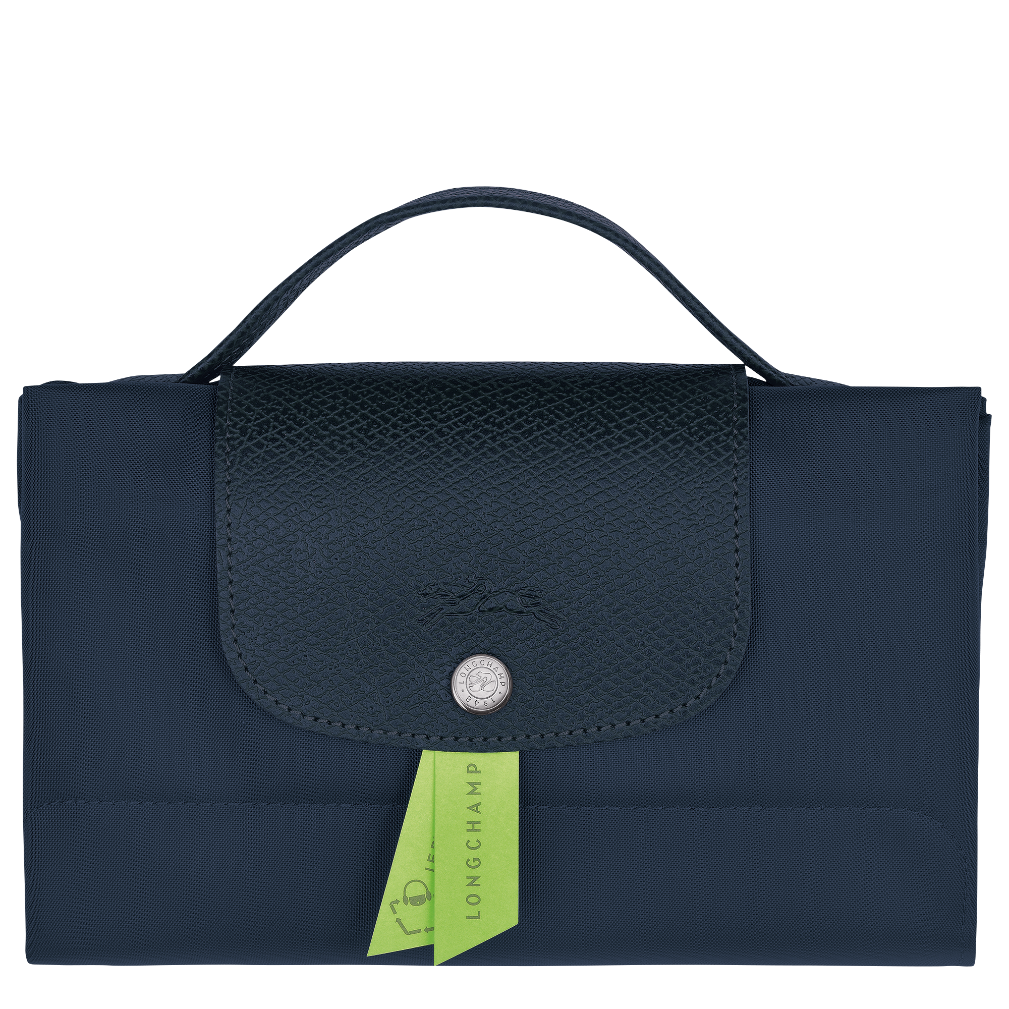 Briefcase S, Navy - View 5 of 
        5 - zoom in Le Pliage Green Briefcase S, Navy