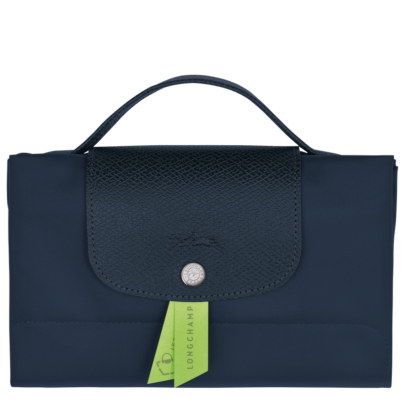 Le Pliage Green S Briefcase , Navy - Recycled canvas  - View 5 of  5