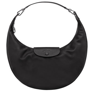 Le Pliage Xtra L Shoulder bag , Black - Leather