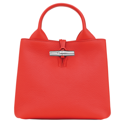 Le Roseau S Handbag , Vermilion - Leather