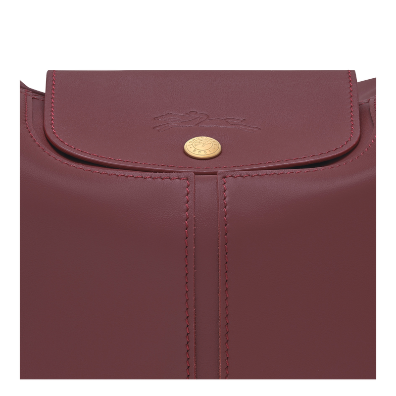 Le Pliage Xtra L Shoulder bag , Burgundy - Leather  - View 6 of  6