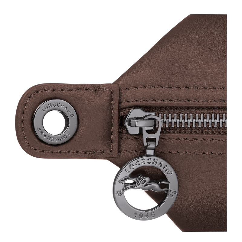 Le Pliage Xtra M Hobo bag , Mocha - Leather  - View 5 of  5