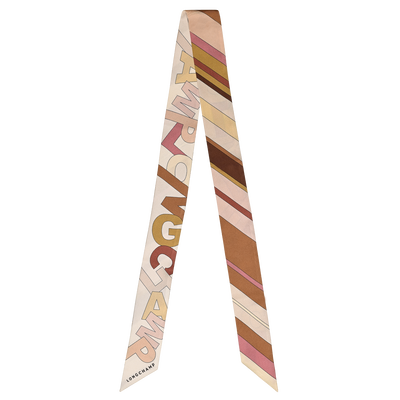 L'Arc-en-ciel Headband , Strawberry - Silk