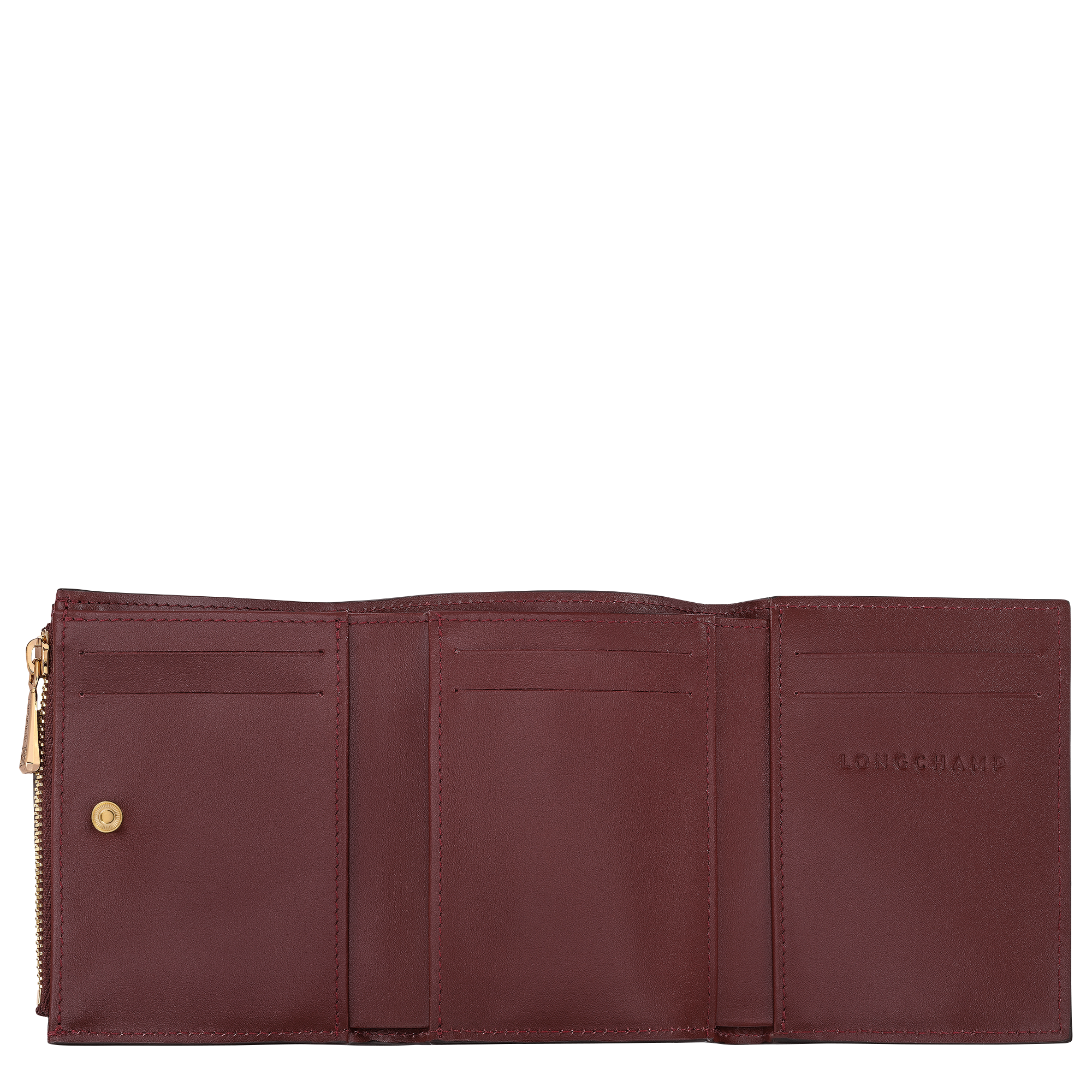 &Eacute;pure Compact wallet, Burgundy
