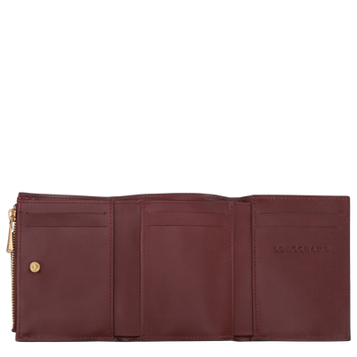 &Eacute;pure Compact wallet, Burgundy