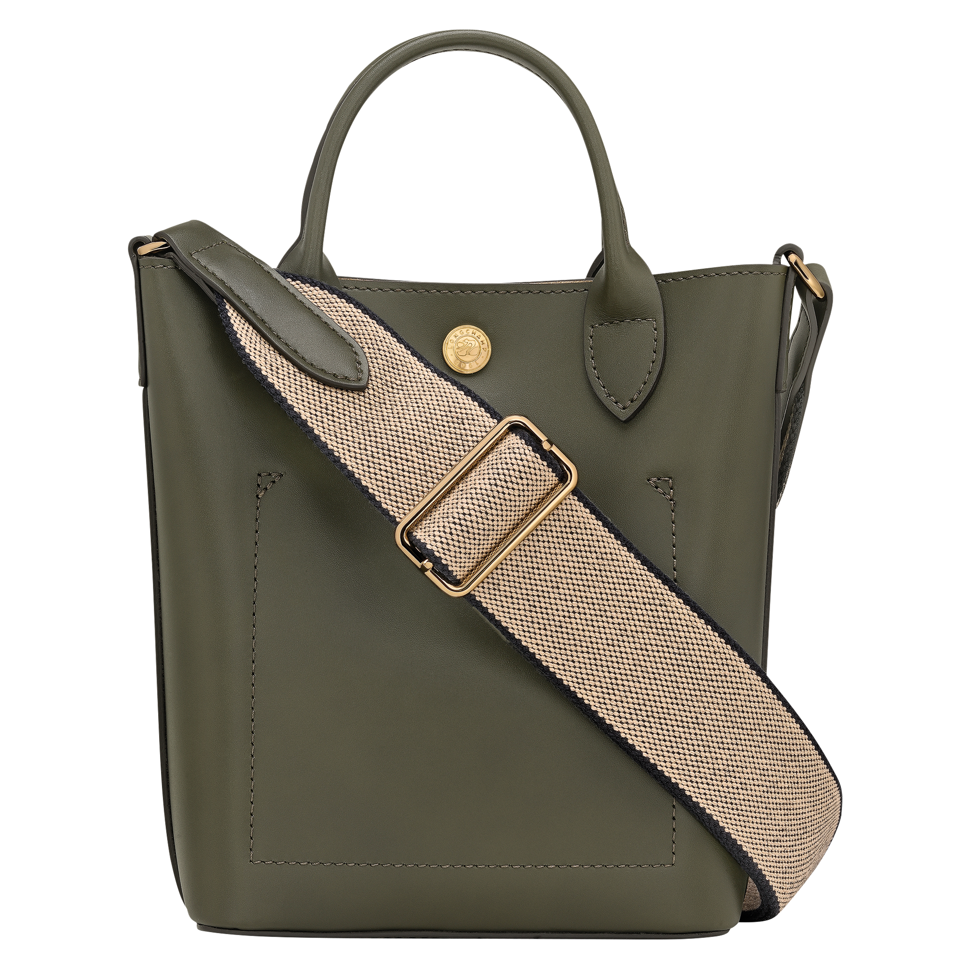 Tote bag XS, Khaki - View 4 of
6 - zoom in Épure Tote bag XS, Khaki