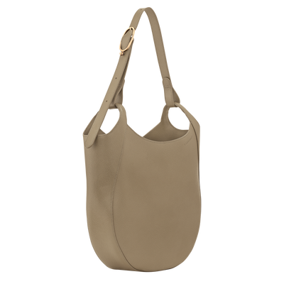 Le Foulonn&eacute; L Hobo bag , Lichen - Leather