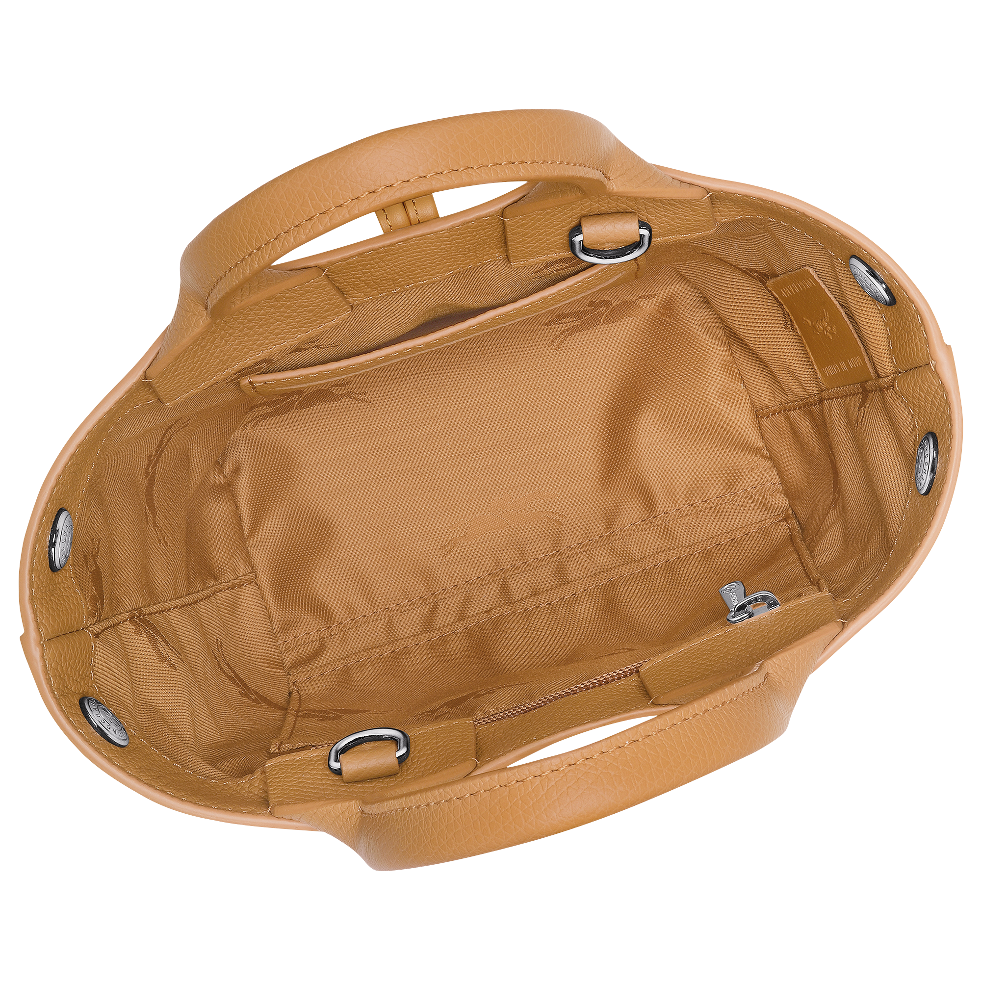 Handbag XS, Walnut - View 6 of
7 - zoom in Le Roseau Handbag XS, Walnut