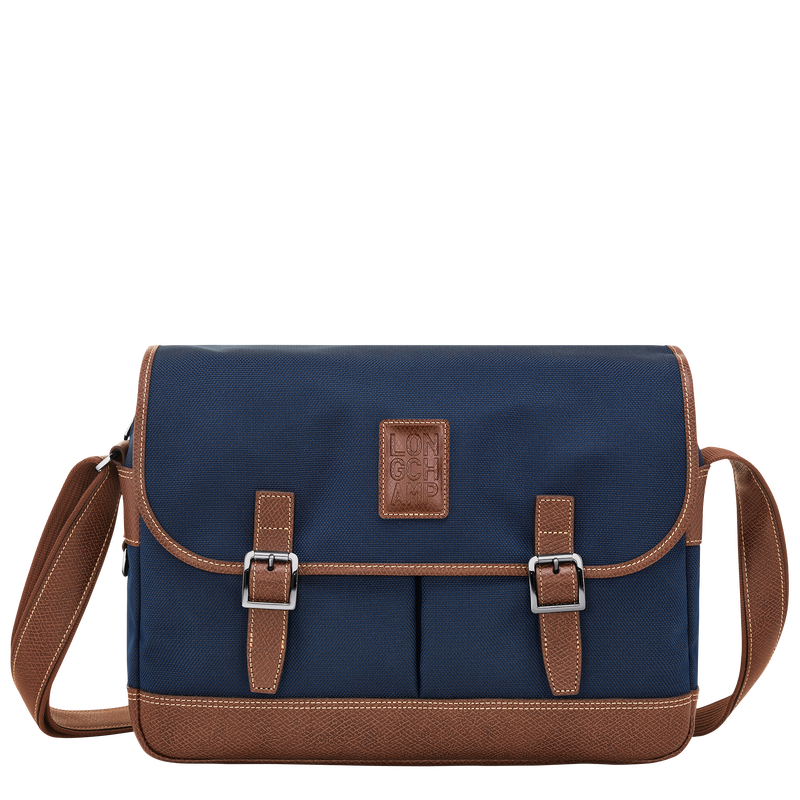Boxford L Crossbody bag , Blue - Recycled canvas  - View 1 of  5