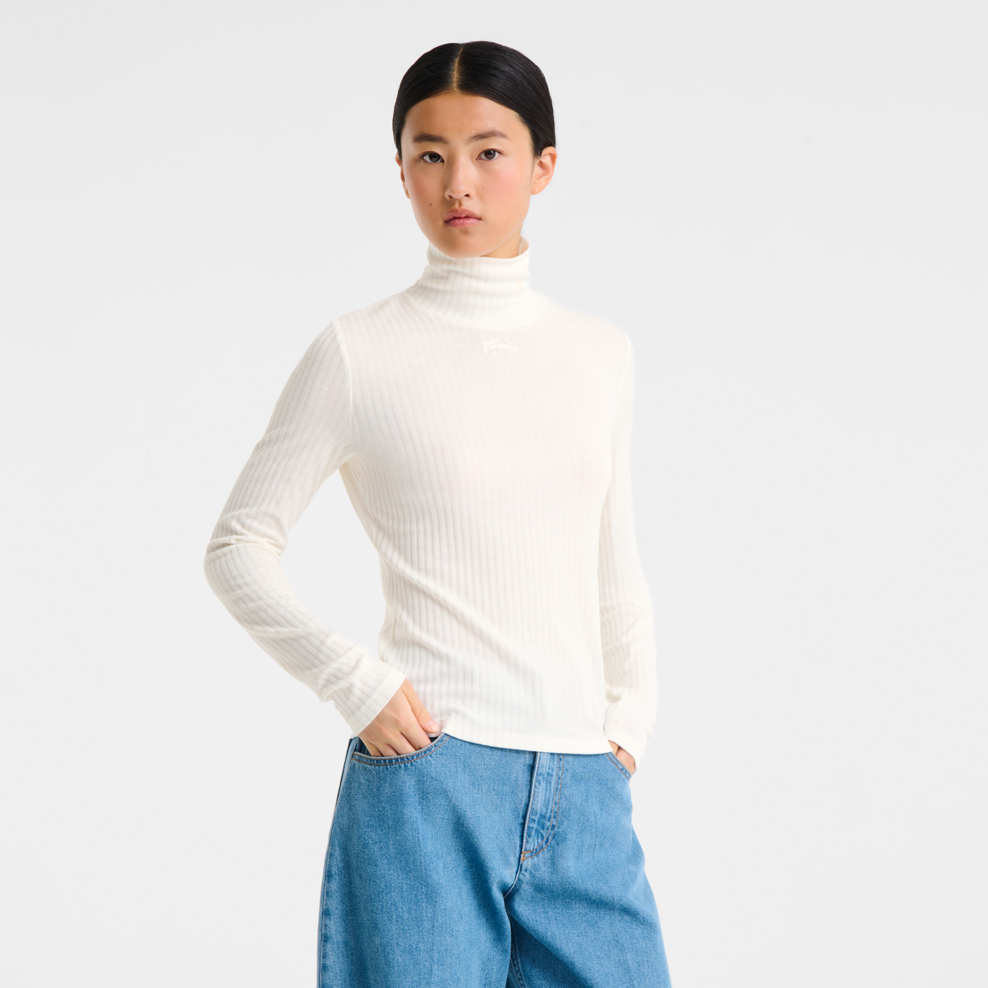 null Top, Ecru