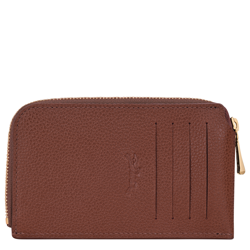 Le Foulonné Card holder , Coffee - Leather  - View 2 of  2