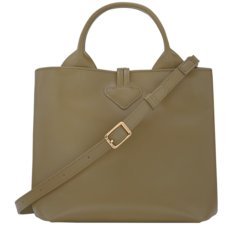 Le Roseau S Handbag , Olive - Leather  - View 4 of  7