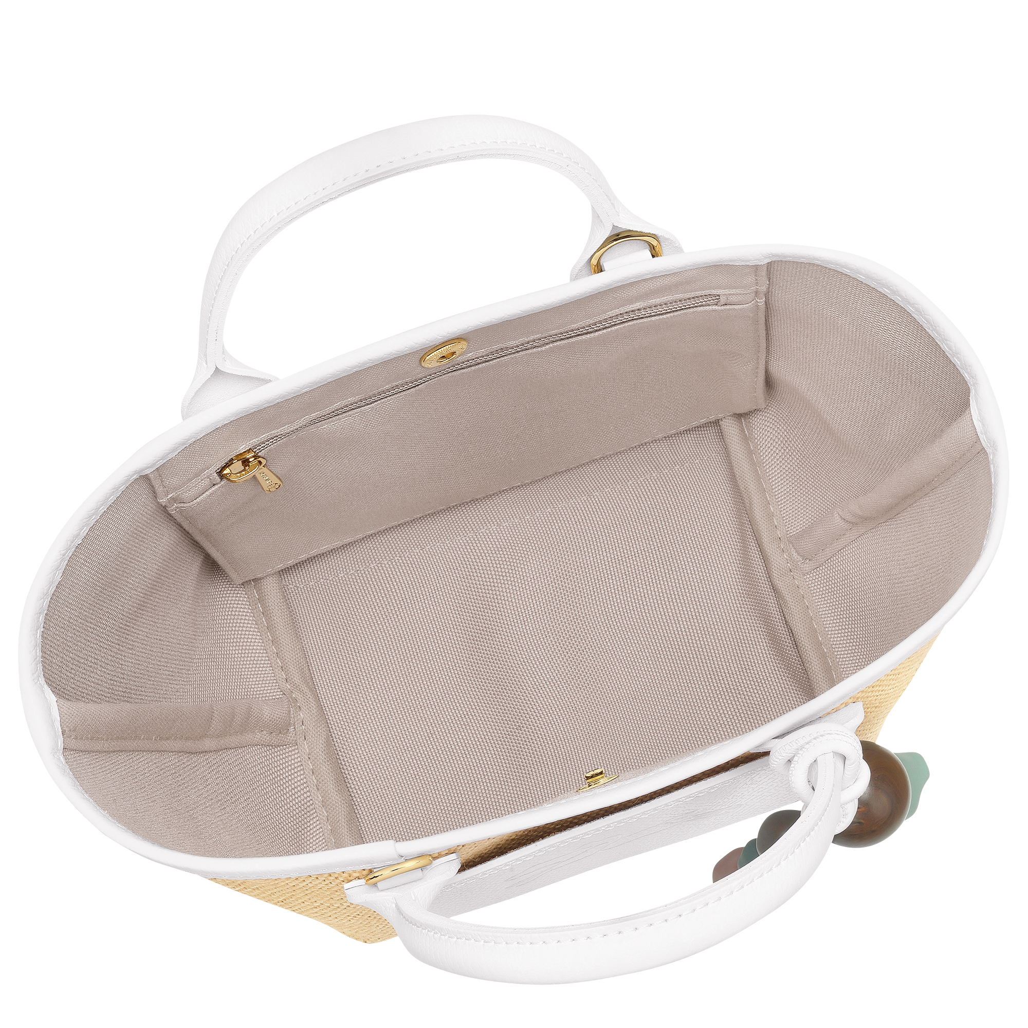Basket bag XS, White - View 5 of
6 - zoom in Le Pliage Collection Basket bag XS, White