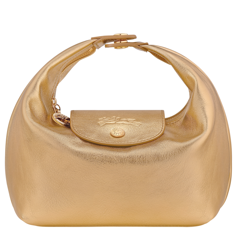 Le Pliage Xtra Handbag , Gold - Leather  - View 1 of  4